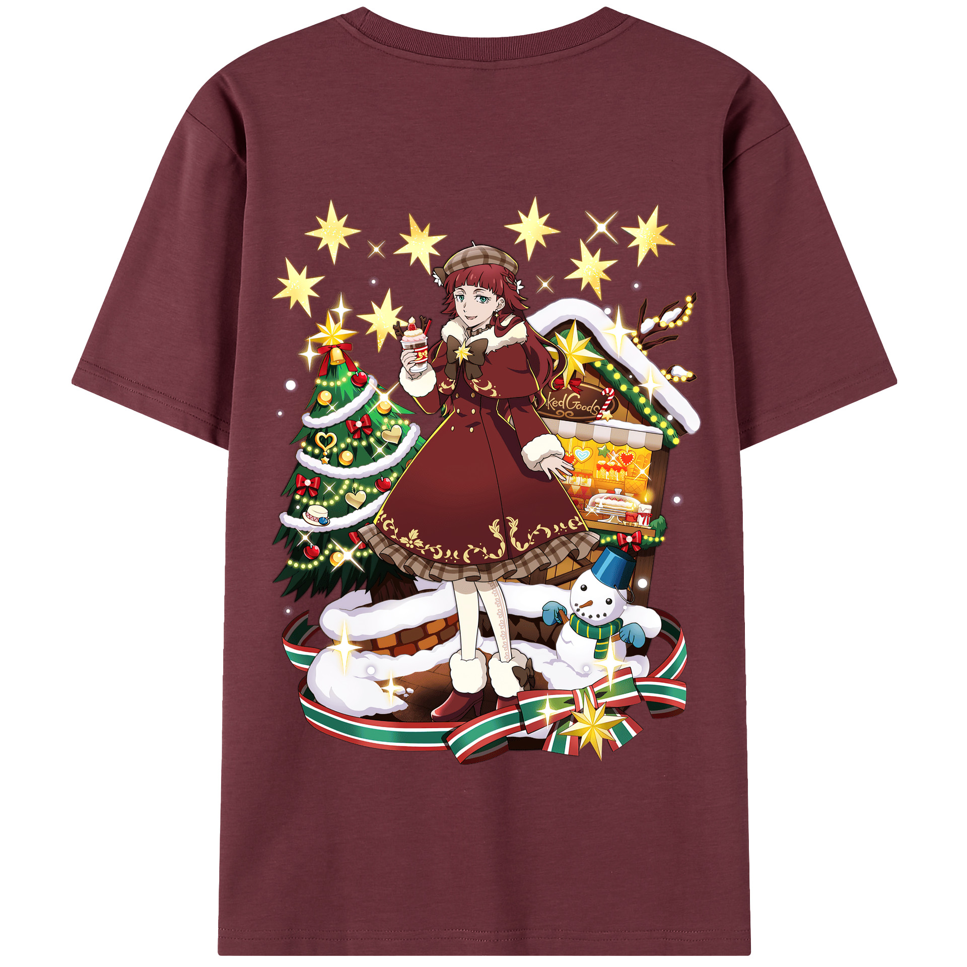 （画像用） 文豪ストレイドッグス Bungo Stray Dogs 綿100％半袖Tシャツ（背面プリント）
